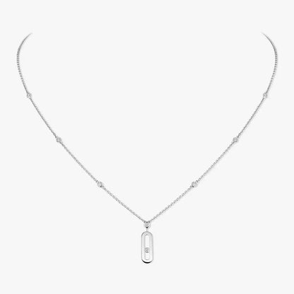 [Glow Muse] Move Uno Gold Diamond Long Necklace