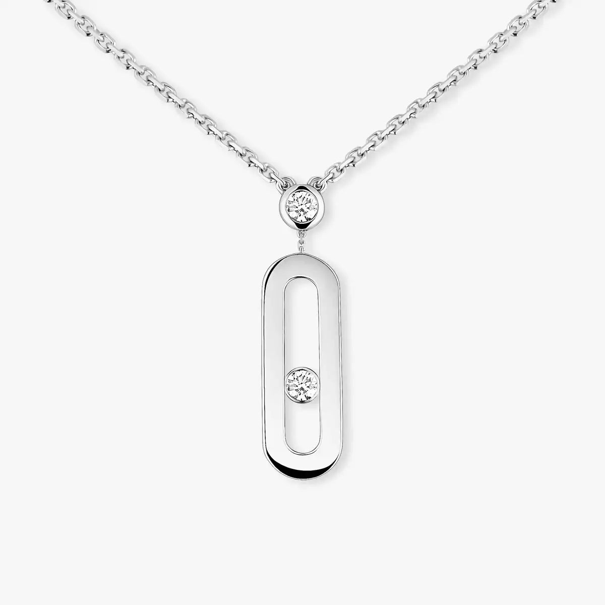 [Glow Muse] Move Uno Gold Diamond Long Necklace
