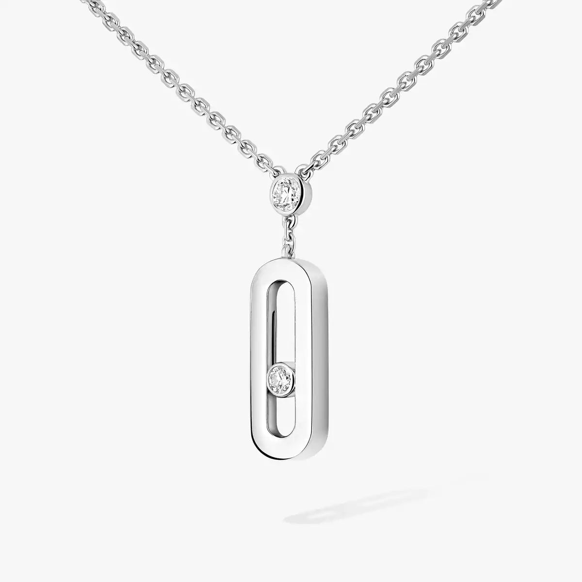 [Glow Muse] Move Uno Gold Diamond Long Necklace