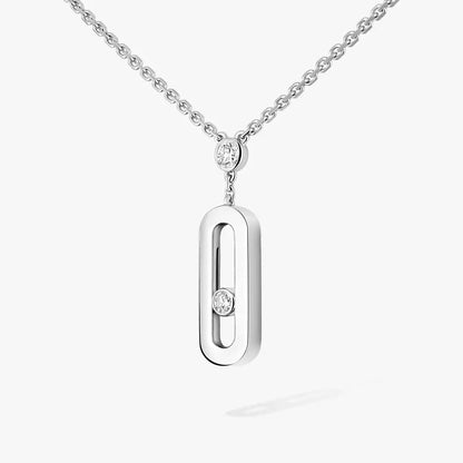 [Glow Muse] Move Uno Gold Diamond Long Necklace