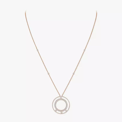 [Glow Muse]Move Romane Long Pave_-Set Diamond Necklace