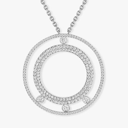 [Glow Muse]Move Romane Long Pave_-Set Diamond Necklace