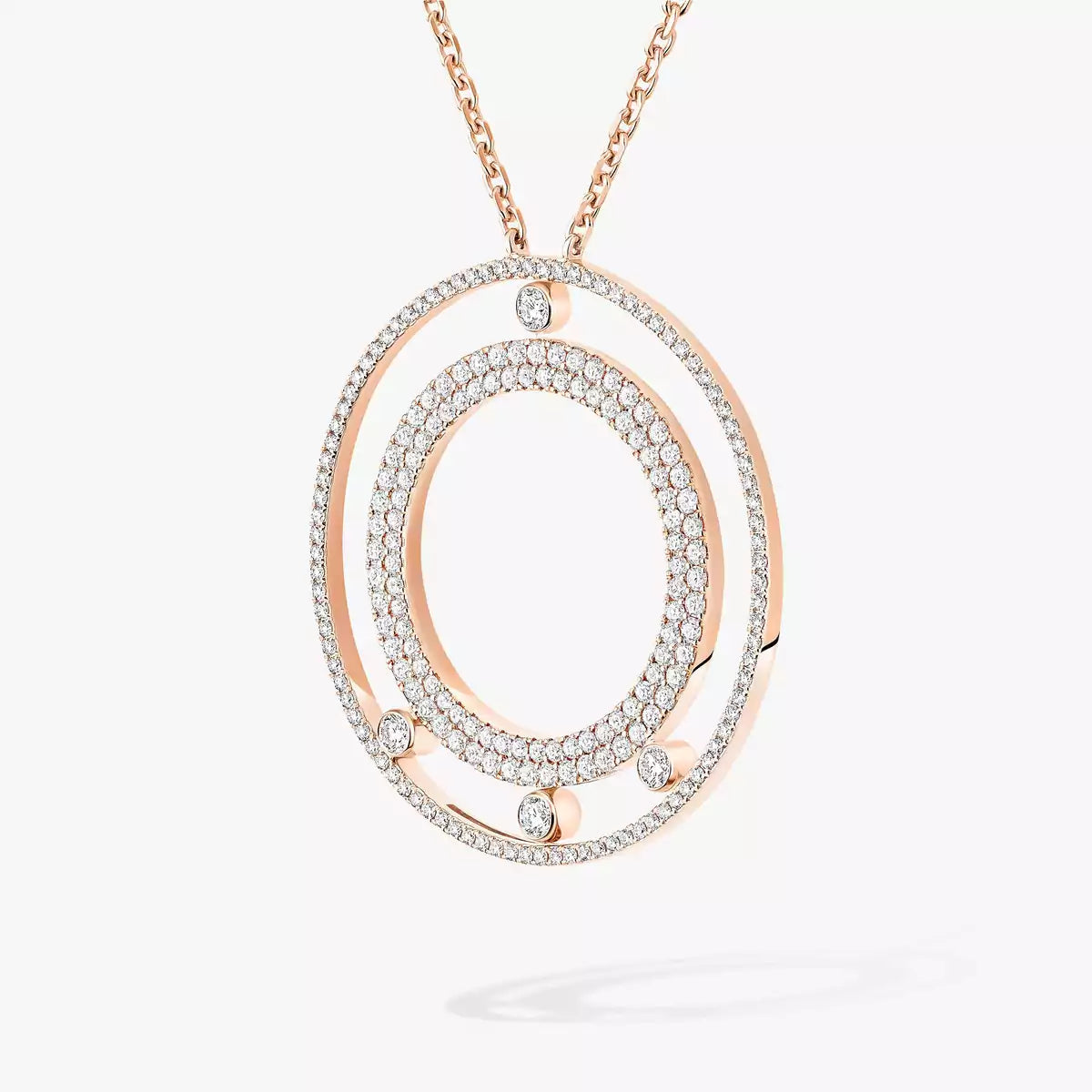 [Glow Muse]Move Romane Long Pave_-Set Diamond Necklace
