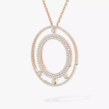[Glow Muse]Move Romane Long Pave_-Set Diamond Necklace