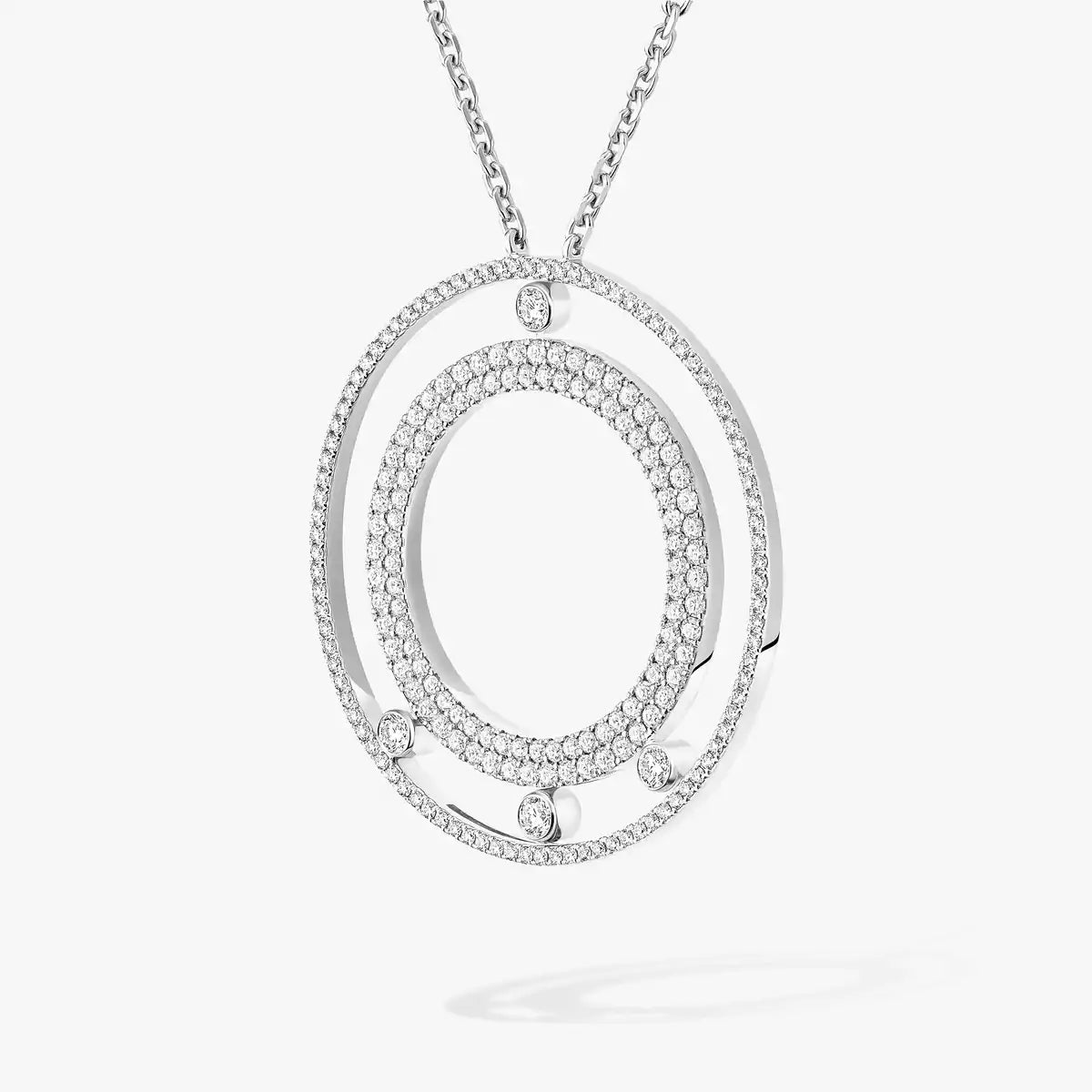 [Glow Muse]Move Romane Long Pave_-Set Diamond Necklace