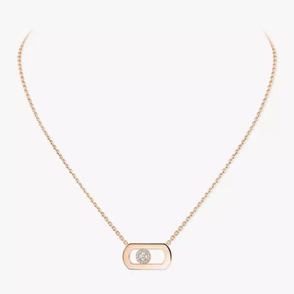 [Glow Muse]So Move Diamond Necklace in Gold