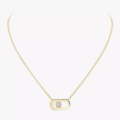 [Glow Muse]So Move Diamond Necklace in Gold