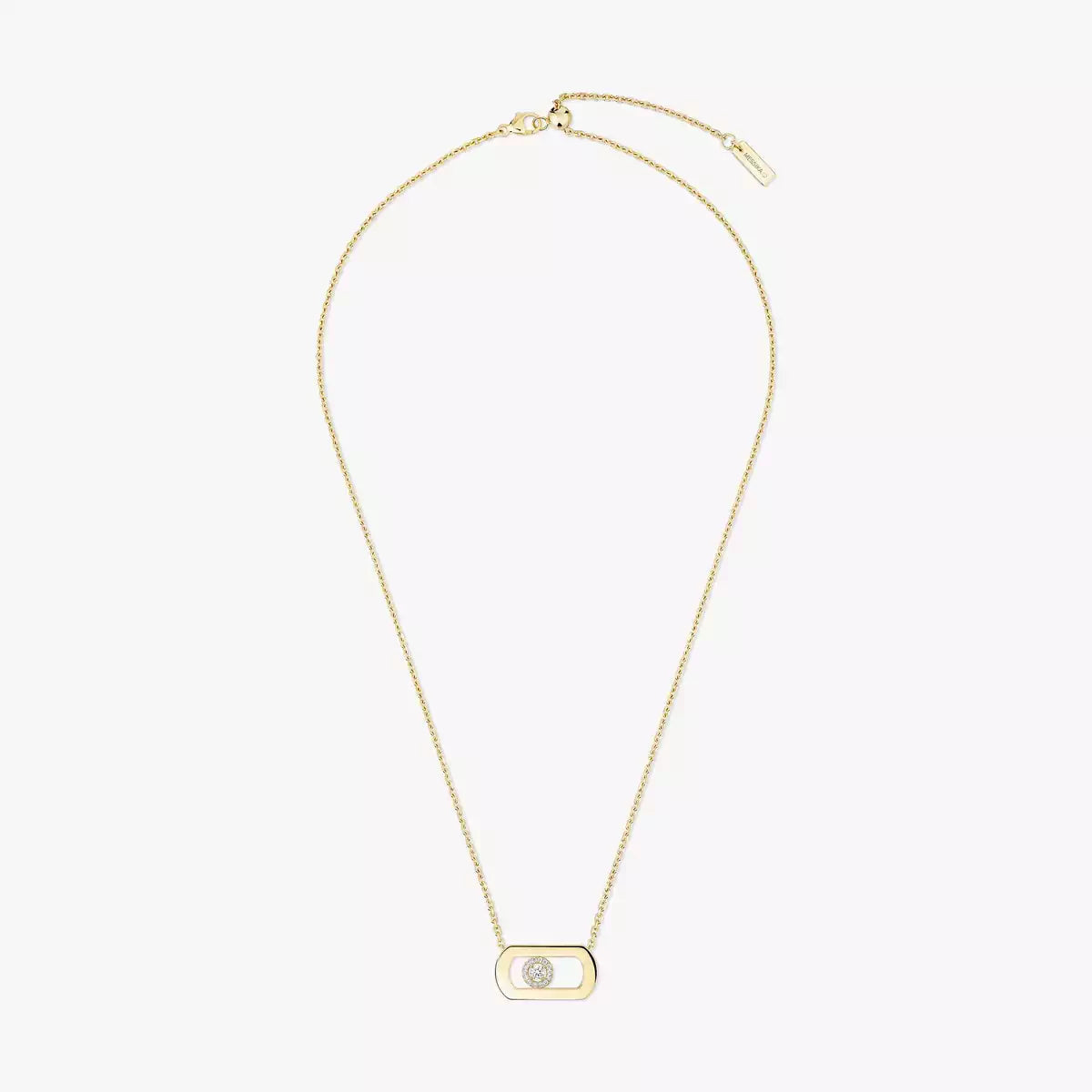 [Glow Muse]So Move Diamond Necklace in Gold