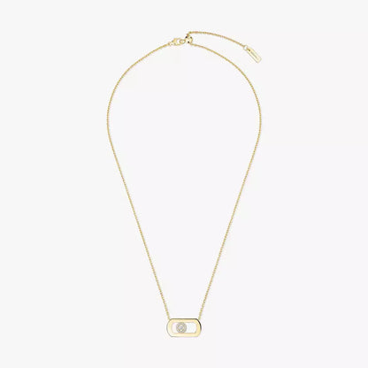 [Glow Muse]So Move Diamond Necklace in Gold