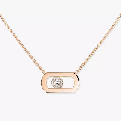 [Glow Muse]So Move Diamond Necklace in Gold