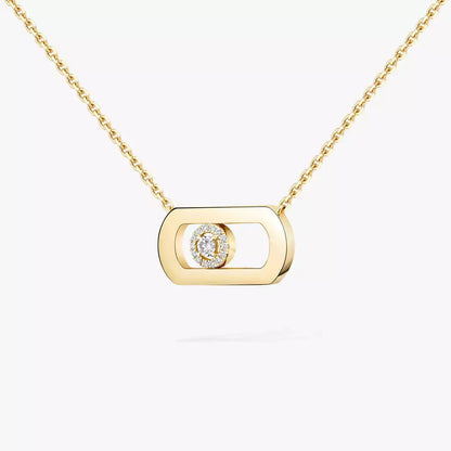 [Glow Muse]So Move Diamond Necklace in Gold