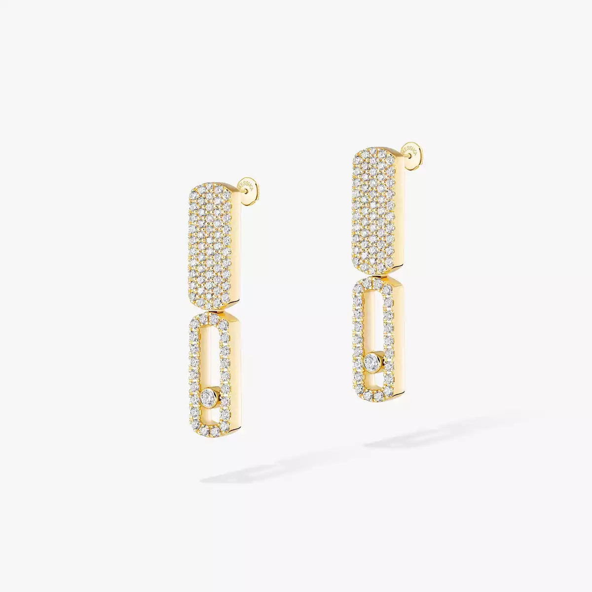 [Glow Muse]Imperial Move SM Diamond Earrings