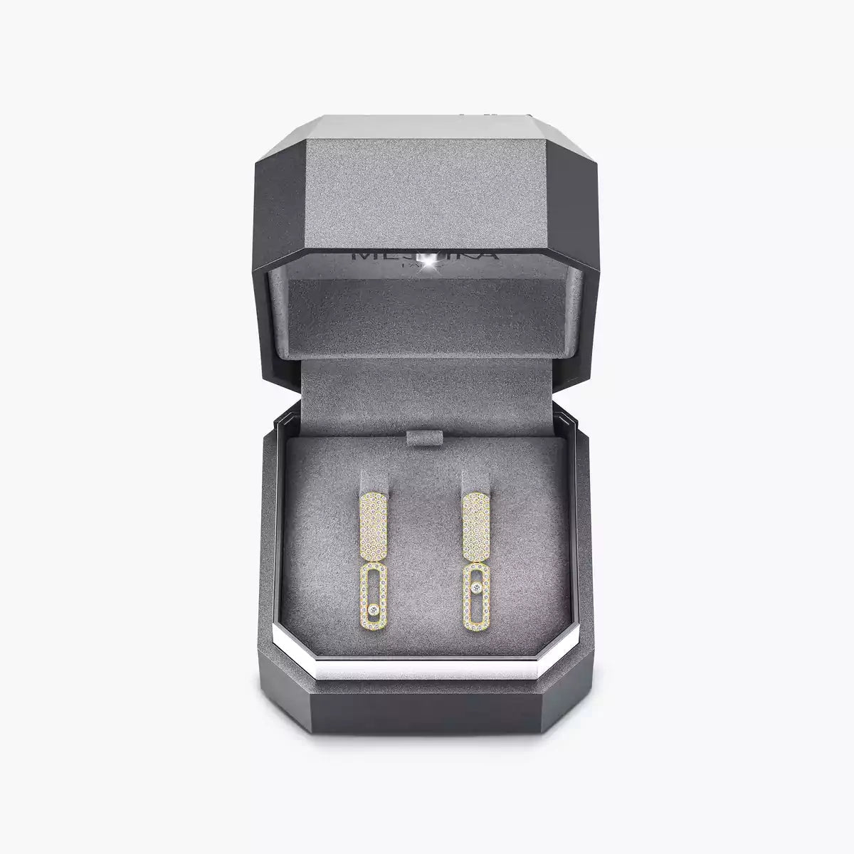 [Glow Muse]Imperial Move SM Diamond Earrings