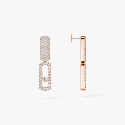 [Glow Muse]Imperial Move SM Diamond Earrings
