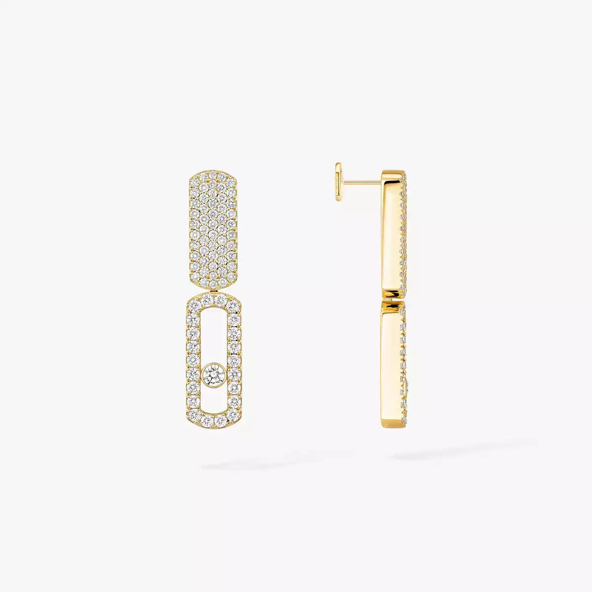 [Glow Muse]Imperial Move SM Diamond Earrings