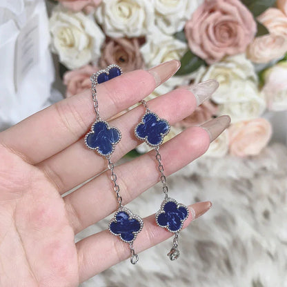 [⭐Glow Muse]CLOVER 5 MOTIF PIETERSITE BRACELET COLLECTION