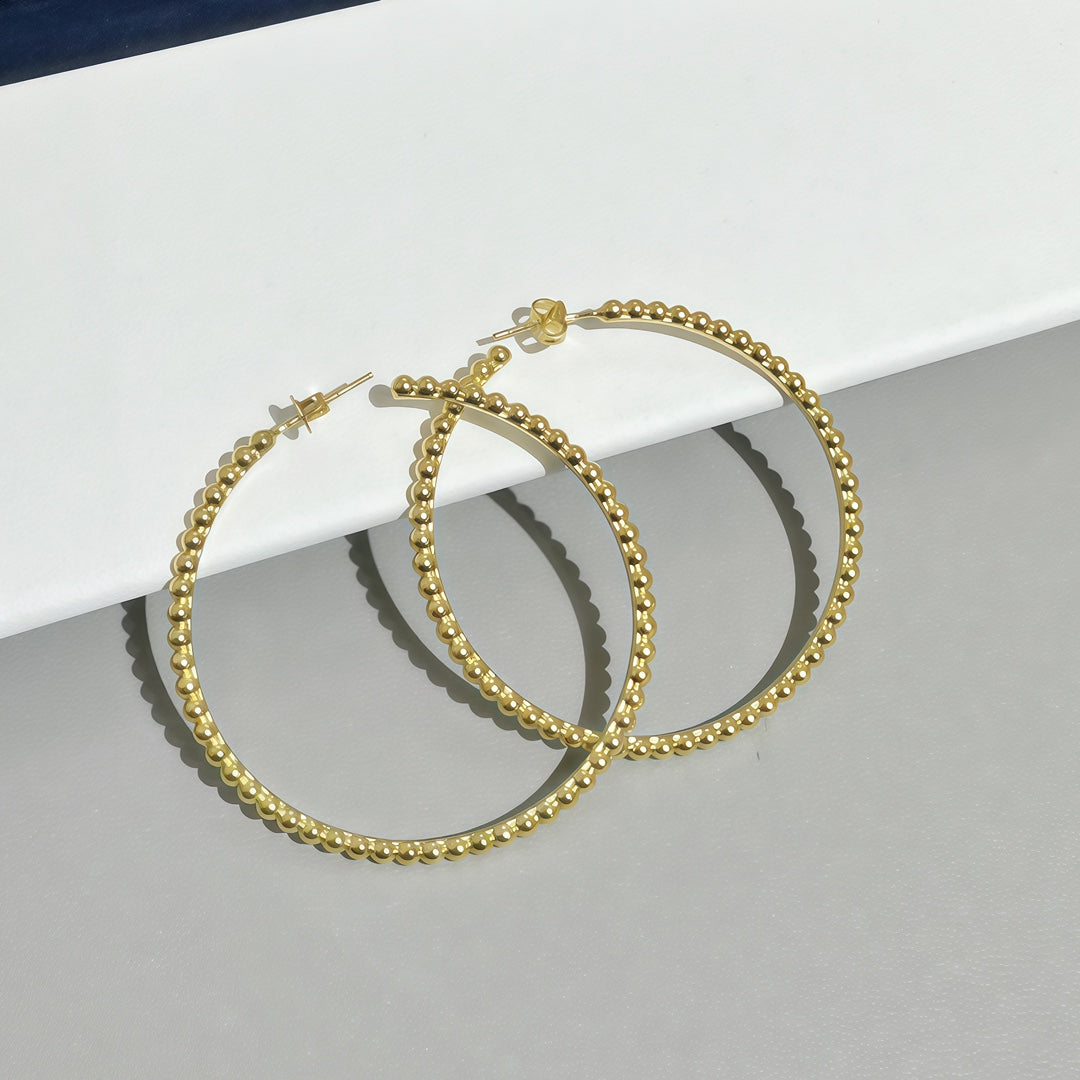 [Glow Muse] SMOOTH BEAD STUD EARRINGS