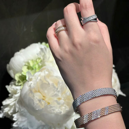 [Glow Muse]  FIVE-ROW DIAMOND BRACELET