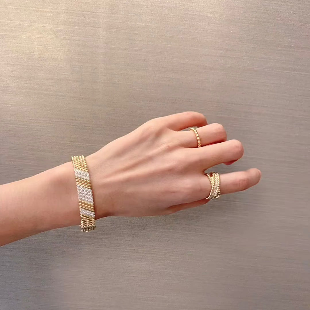 [Glow Muse]  FIVE-ROW DIAMOND BRACELET