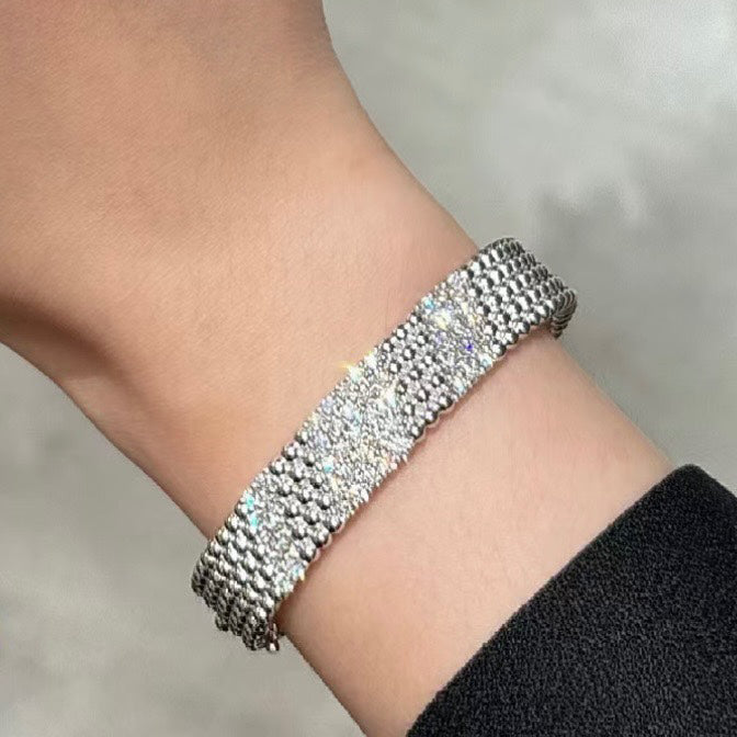 [Glow Muse]  FIVE-ROW DIAMOND BRACELET