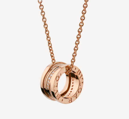 [Glow Muse]ZERO 1 PINK GOLD DIAMOND NECKLACE
