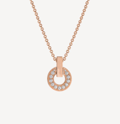 [Glow Muse]GARI NECKLACE PINK GOLD DIAMOND