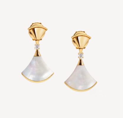 [Glow Muse]DREAM MOP 1 DIAMOND EARRINGS
