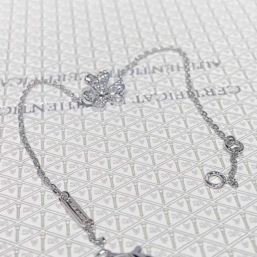 [Glow Muse]FRIVOLE SILVER FLOWER DIAMOND BRACELET