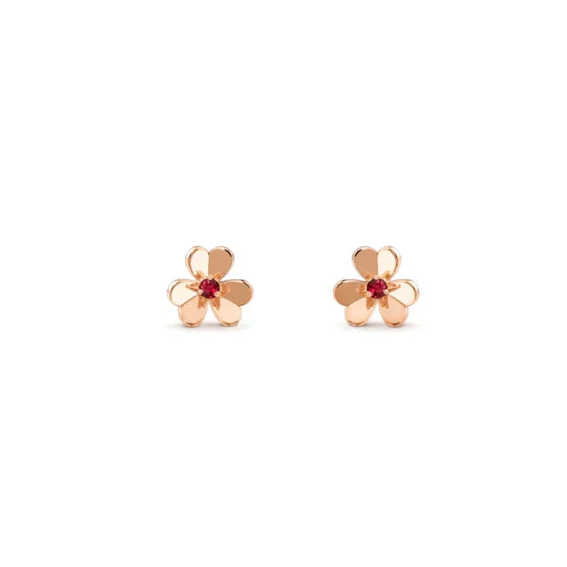 [Glow Muse]FRIVOLE  FLOWER PINK EARRINGS