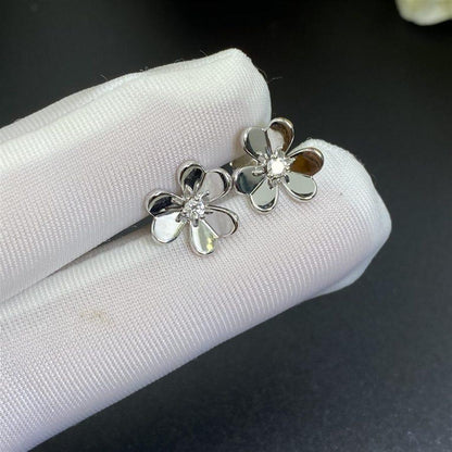 [Glow Muse]FRIVOLE MINI SILVER FLOWER EARRINGS
