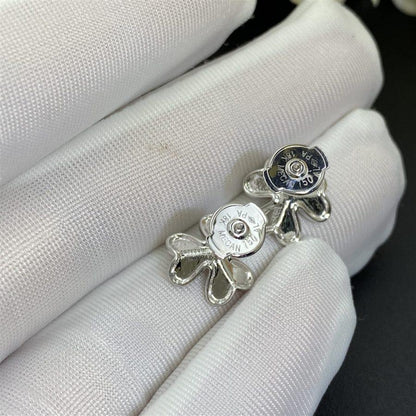 [Glow Muse]FRIVOLE MINI SILVER FLOWER EARRINGS