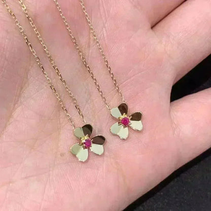 [Glow Muse]FRIVOLE GOLD FLOWER NECKLACE