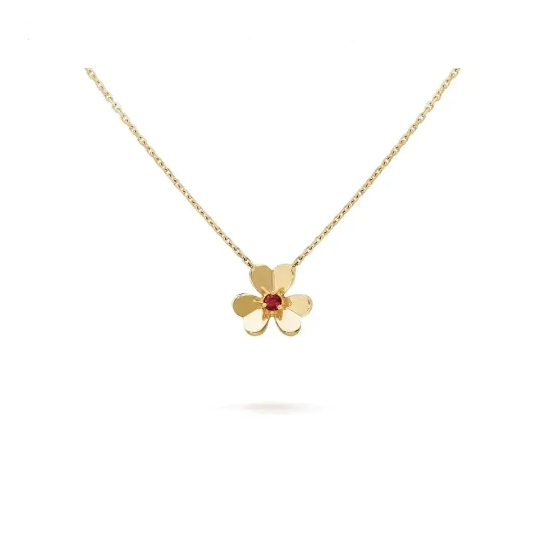 [Glow Muse]FRIVOLE GOLD FLOWER NECKLACE