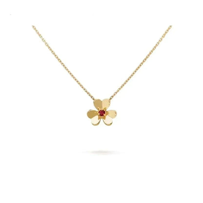 [Glow Muse]FRIVOLE GOLD FLOWER NECKLACE
