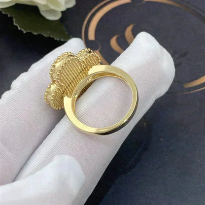 [Glow Muse]CLOVER WHITE MOP RING