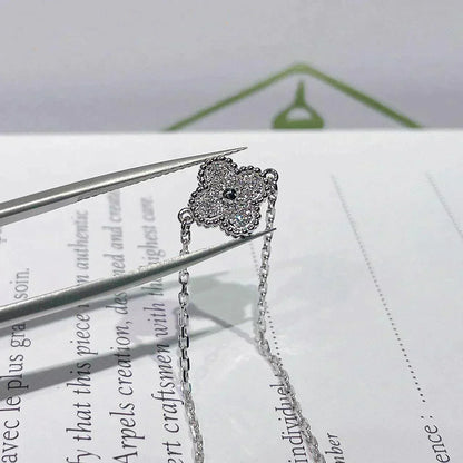 [Glow Muse]CLOVER  SINGLE FLOWER BRACELET SILVER