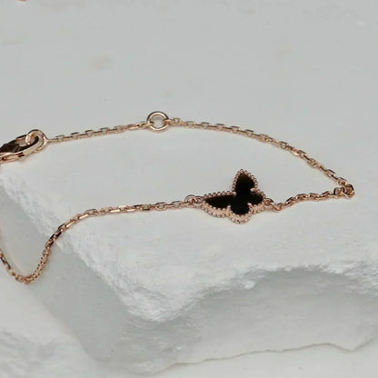 [Glow Muse]BUTTERFLY ONYX  BUTTERFLY BRACELET
