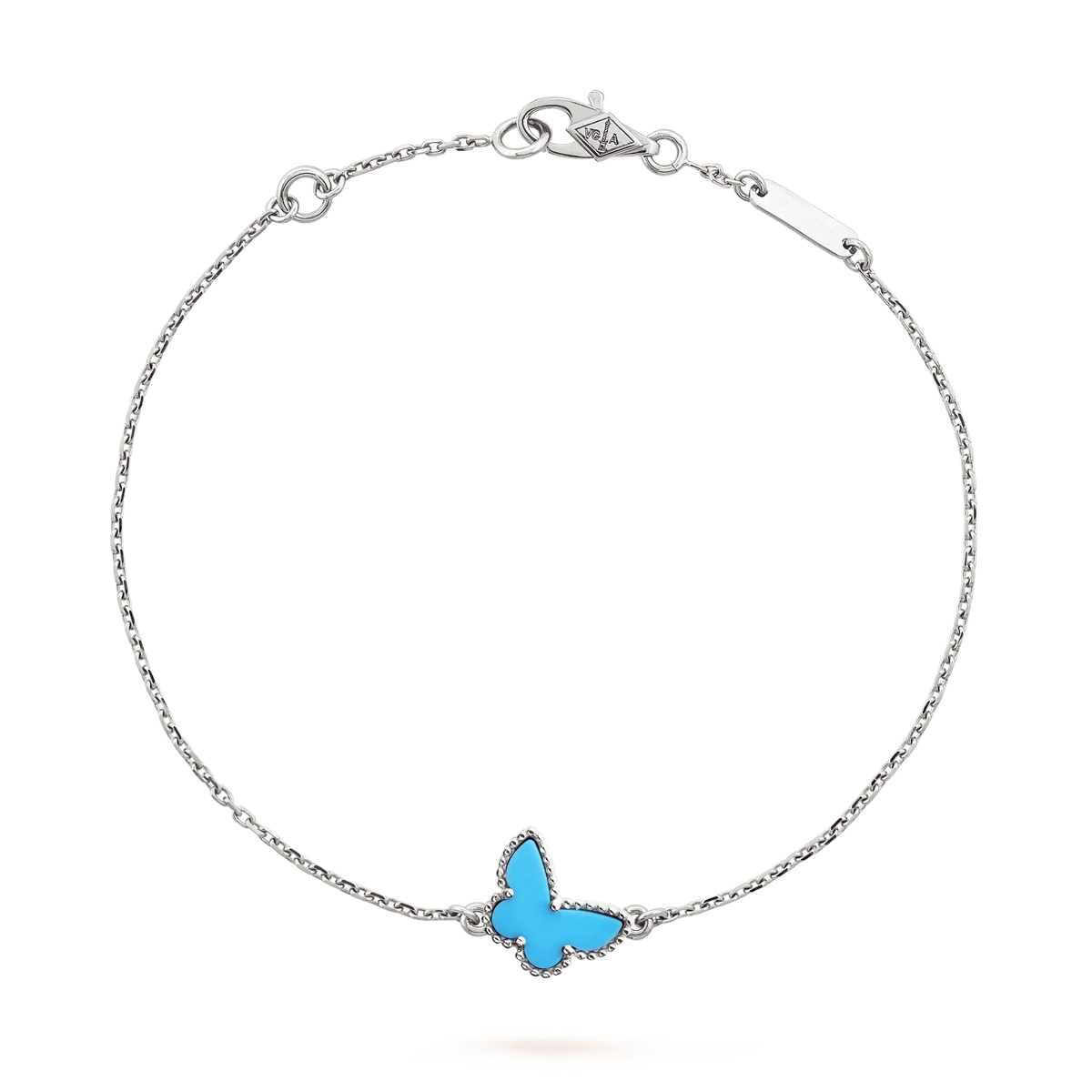 [Glow Muse]BUTTERFLY TURQUOISE BUTTERFLY BRACELET SILVER