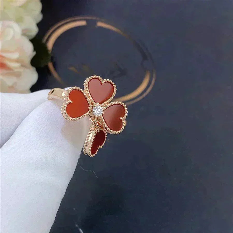 [Glow Muse]SWEET CLOVER CARNELIAN RING