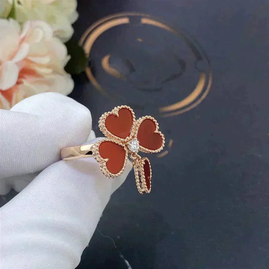 [Glow Muse]SWEET CLOVER CARNELIAN RING