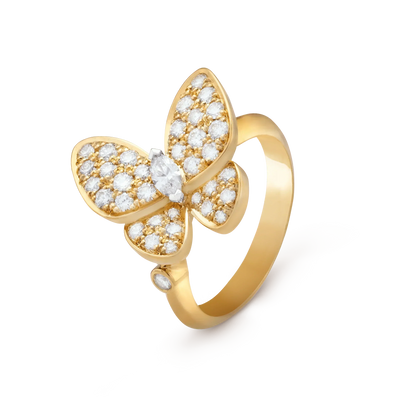 [Glow Muse]BUTTERFLY DIAMOND RING