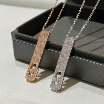 [Glow Muse]MY FIRST DIAMOND PAVED NECKLACE