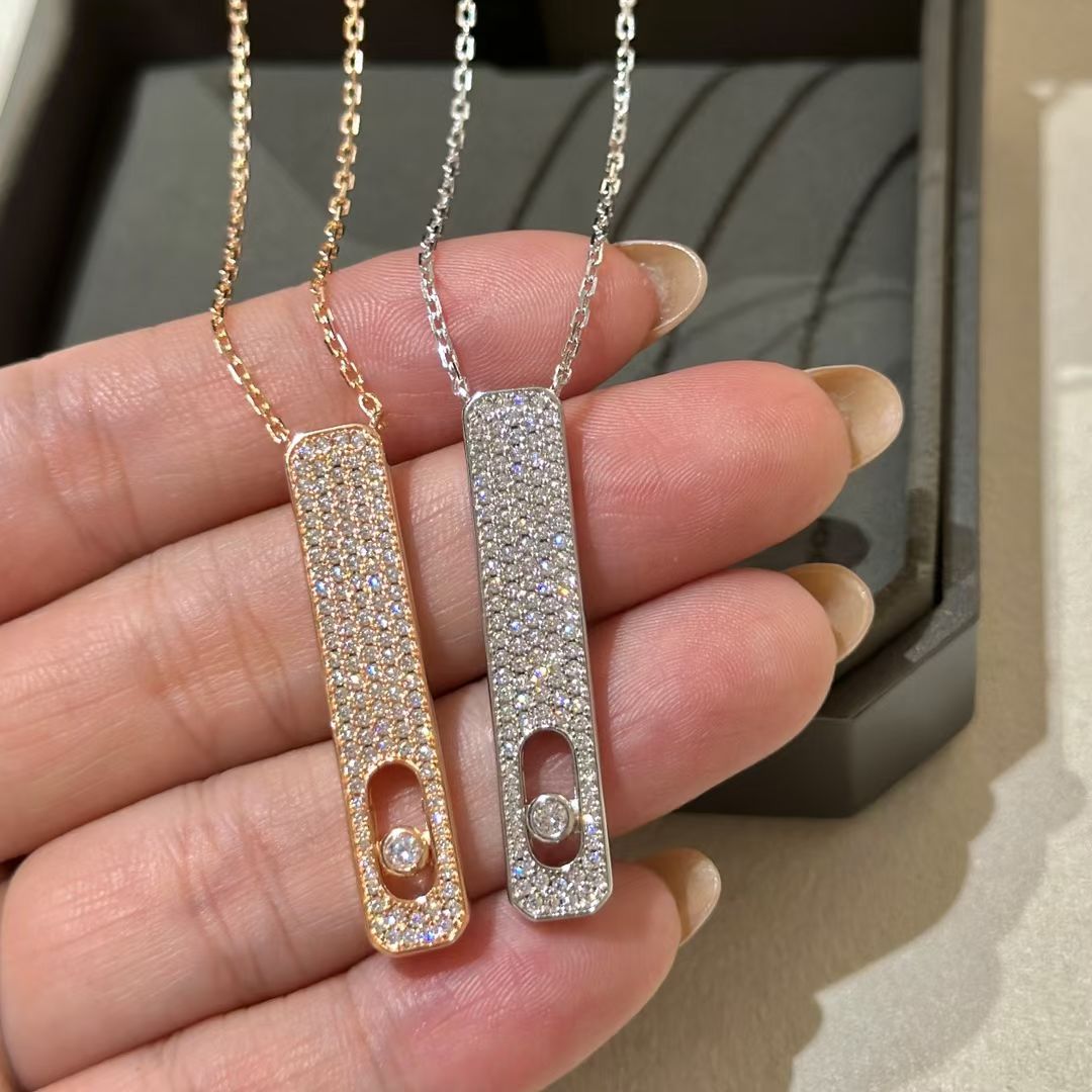 [Glow Muse]MY FIRST DIAMOND PAVED NECKLACE
