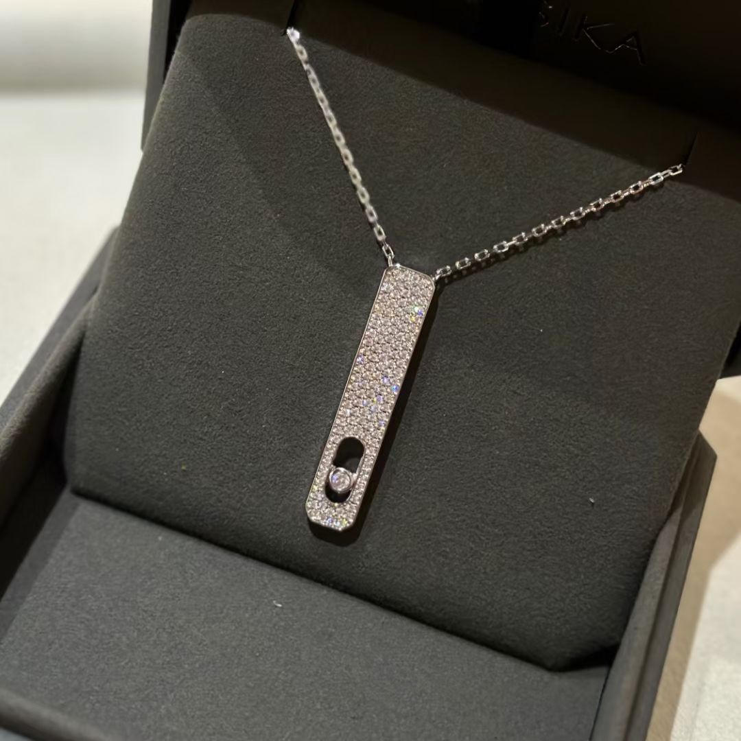 [Glow Muse]MY FIRST DIAMOND PAVED NECKLACE