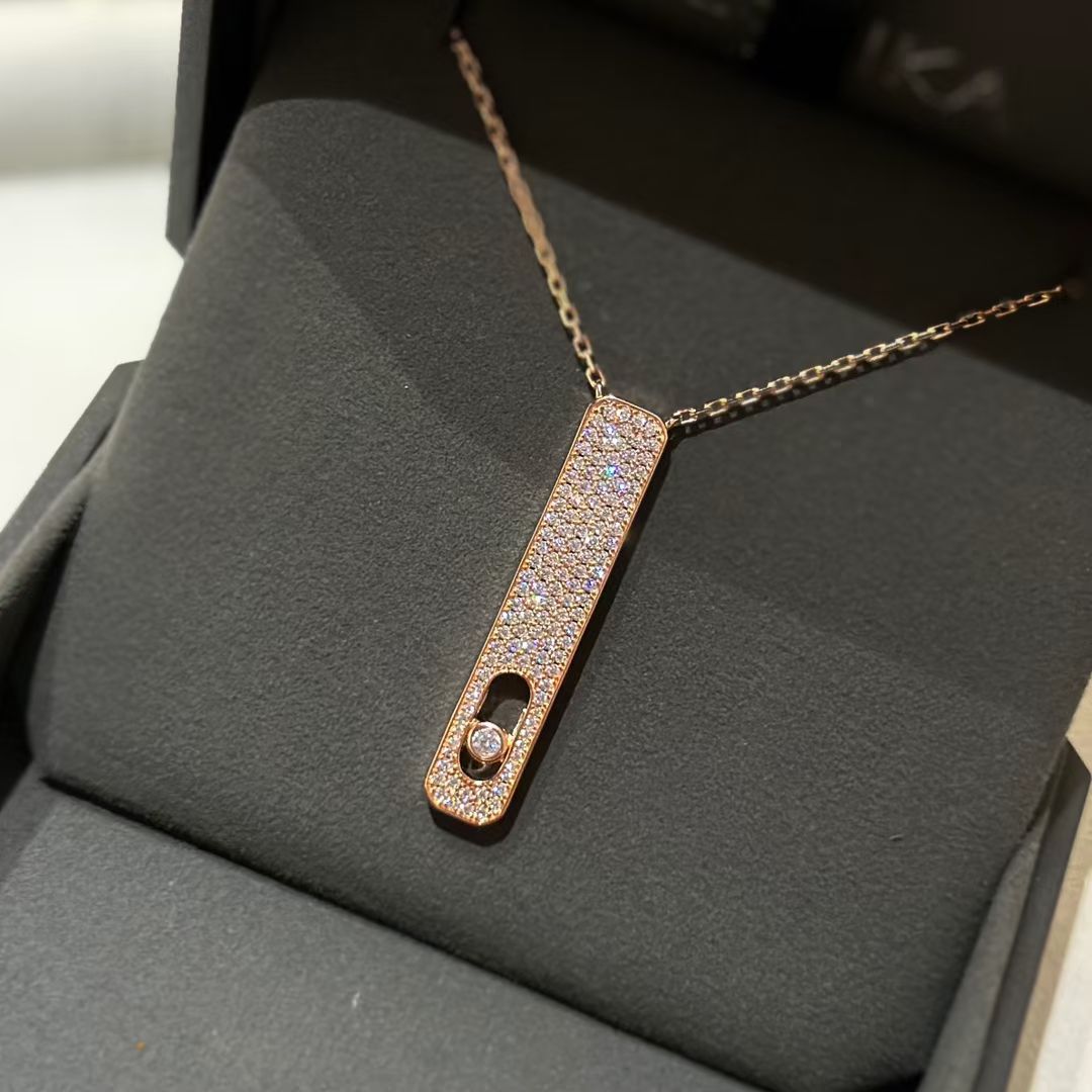 [Glow Muse]MY FIRST DIAMOND PAVED NECKLACE