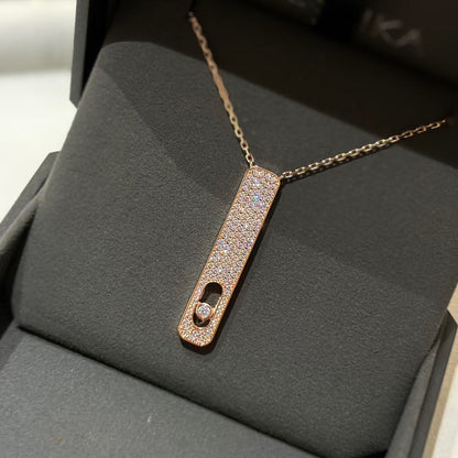 [Glow Muse]MY FIRST DIAMOND PAVED NECKLACE