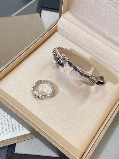 [Glow Muse]SERPENTI VIPER SILVER BRACELET
