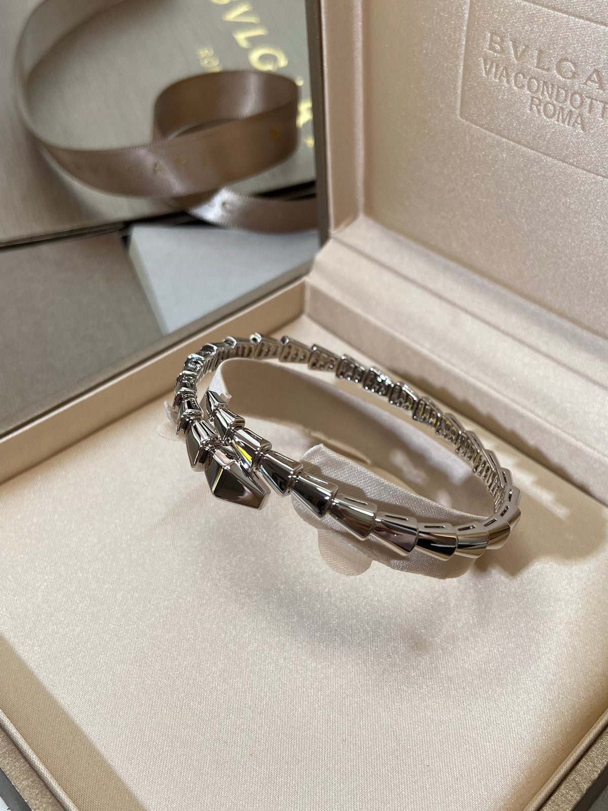 [Glow Muse]SERPENTI VIPER SILVER BRACELET