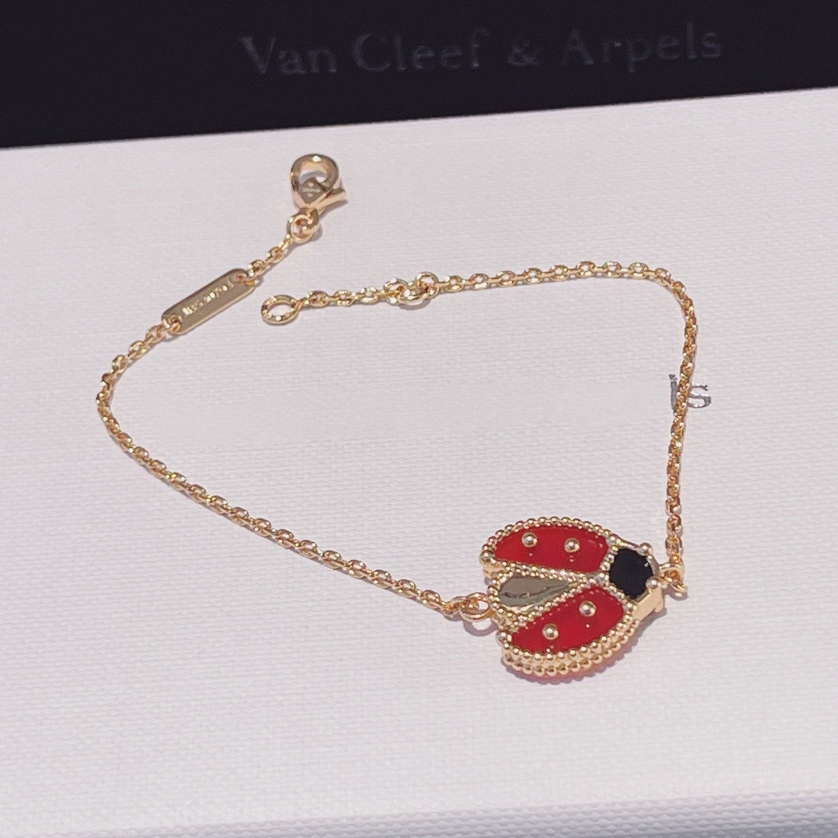[Glow Muse]LUCKY SPRING 1 MOTIF PINK GOLD BRACELET