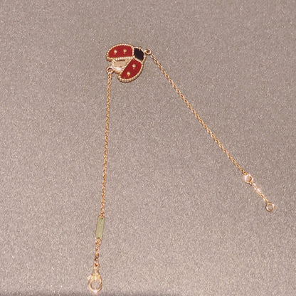 [Glow Muse]LUCKY SPRING 1 MOTIF PINK GOLD BRACELET